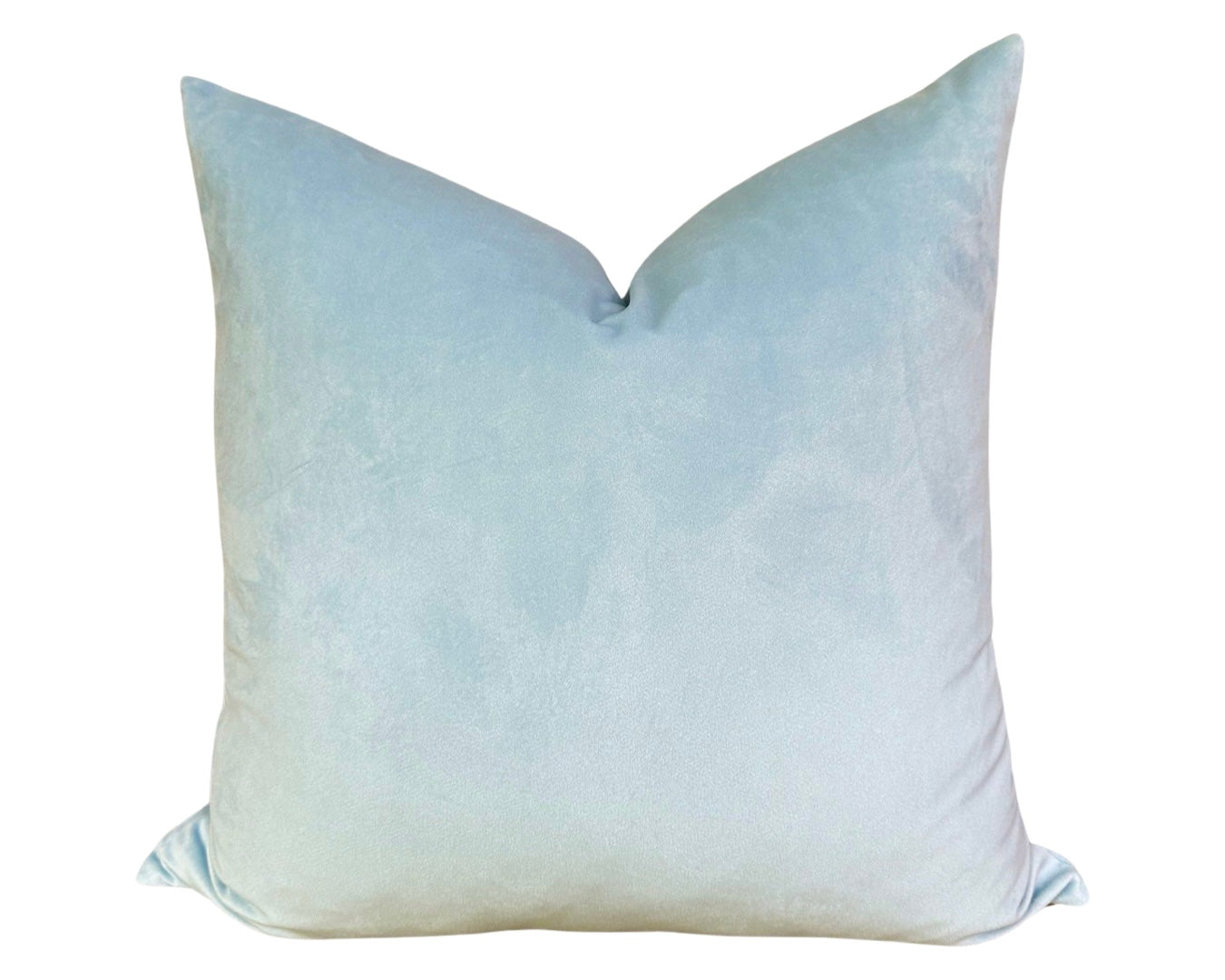 Plush Velvet Pillow Cover - Powder Blue