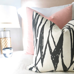 Deco Pillow Cover - Charcoal