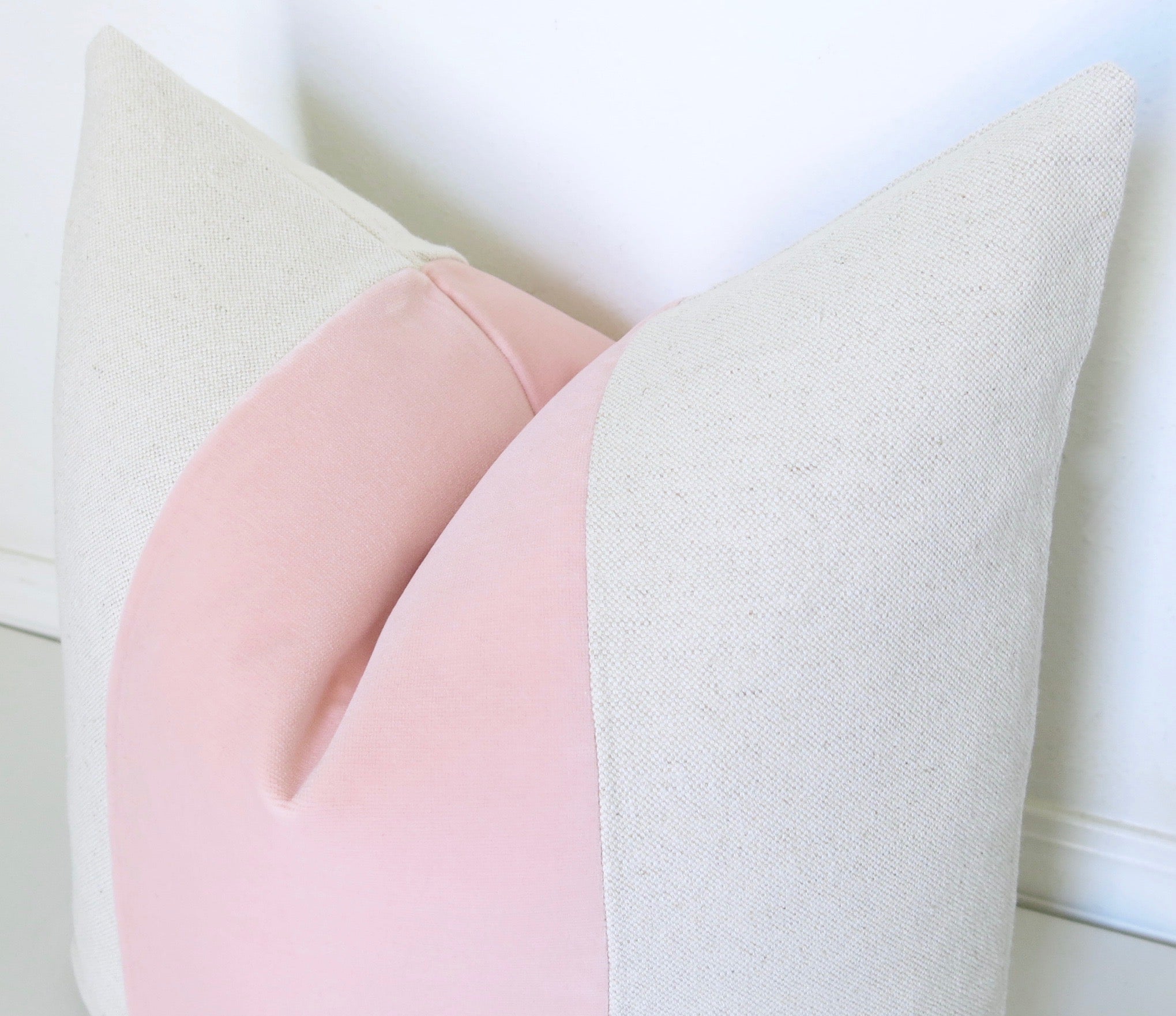 Mezzo Pillow Cover - Blush