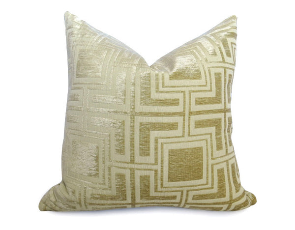 Greek Key Lumbar Pillows 12x24 Decorative Small 