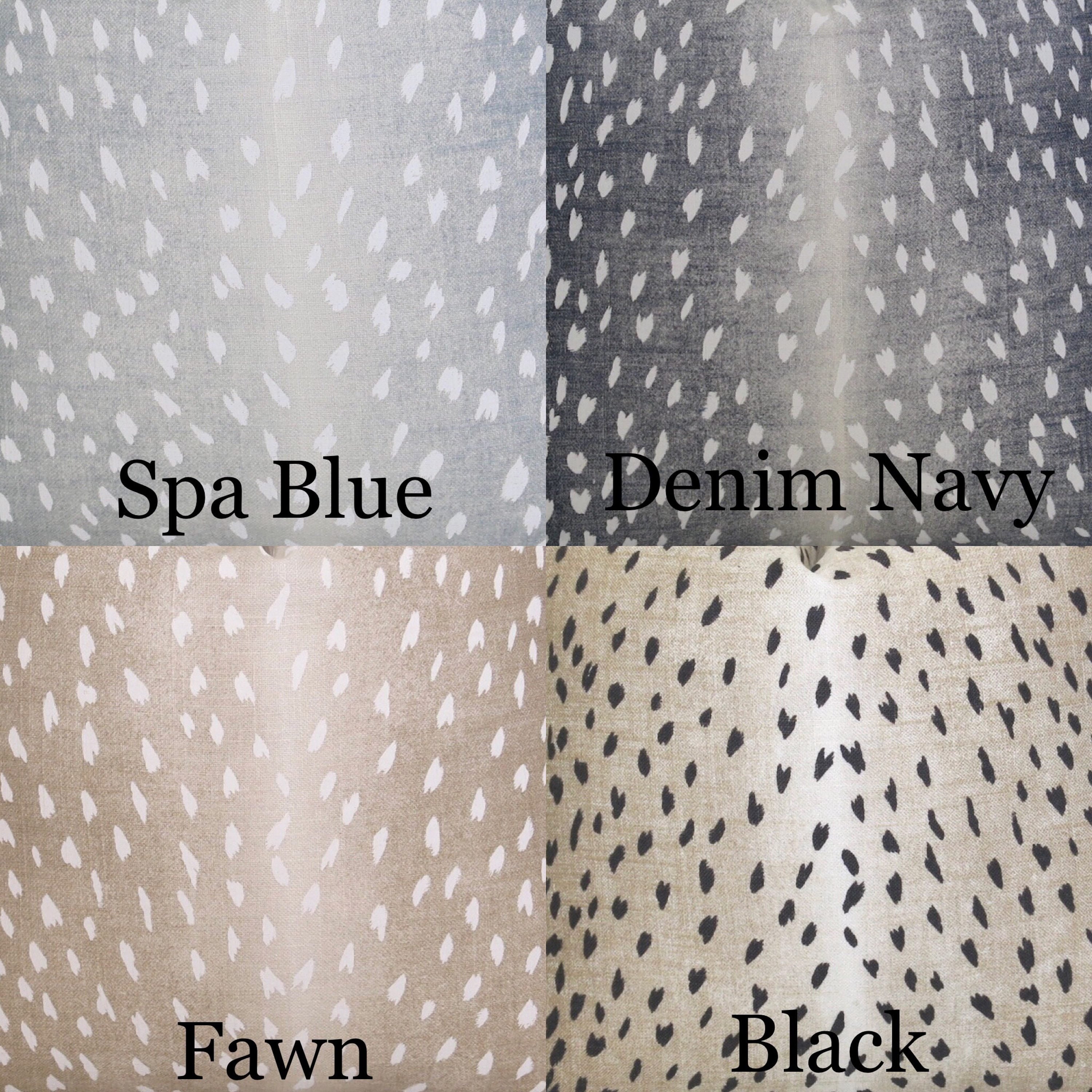 Antelope Pillow Cover - Spa Blue