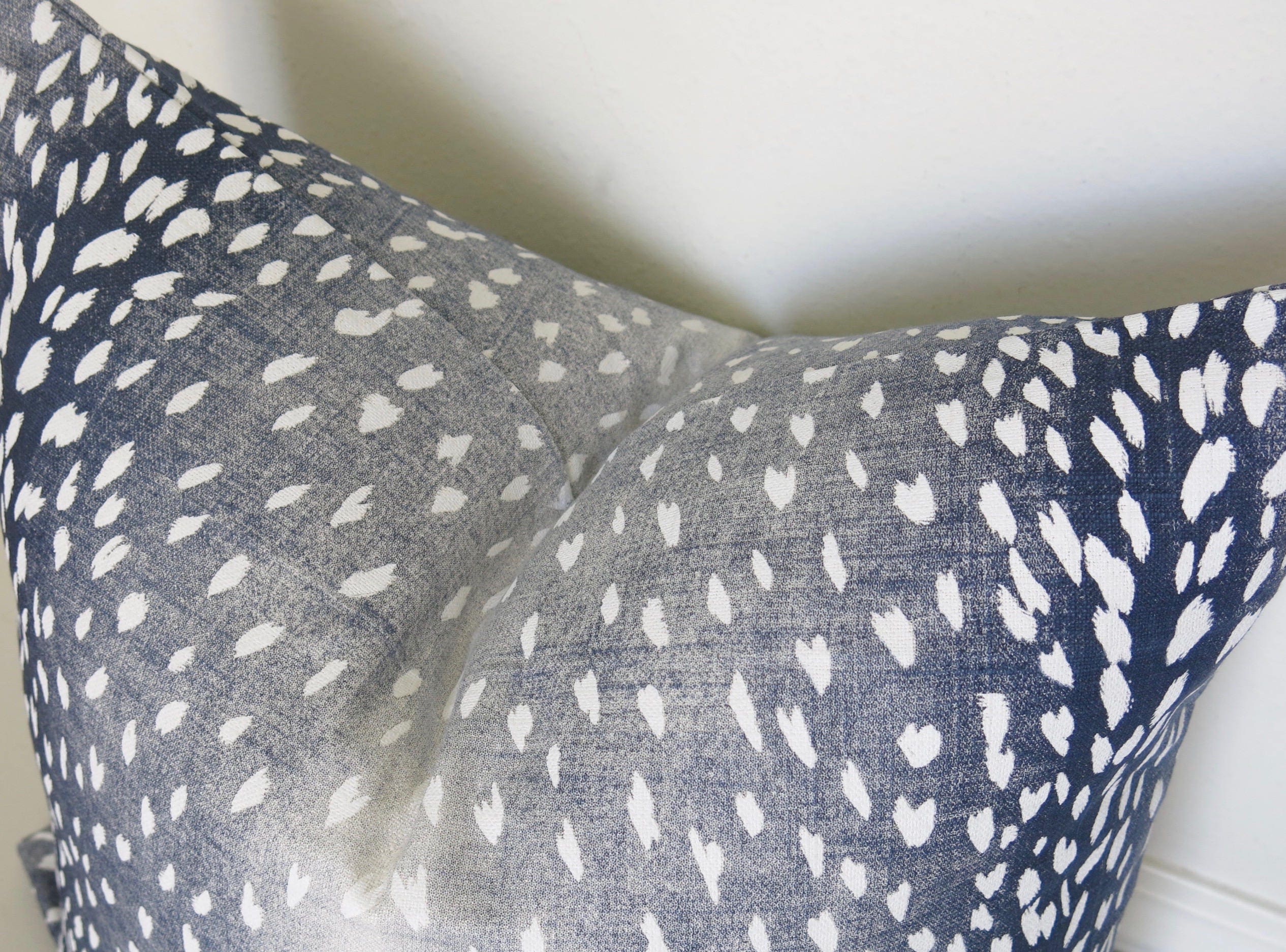 Antelope Pillow Cover - Denim Navy
