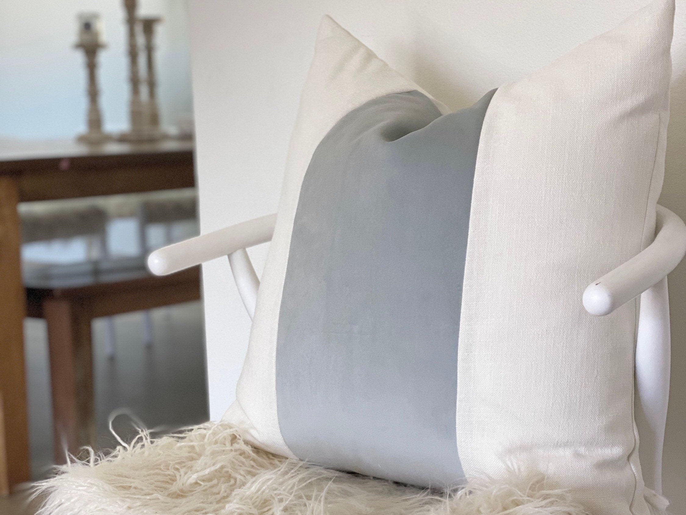 Mezzo Pillow Cover - Dusty Blue