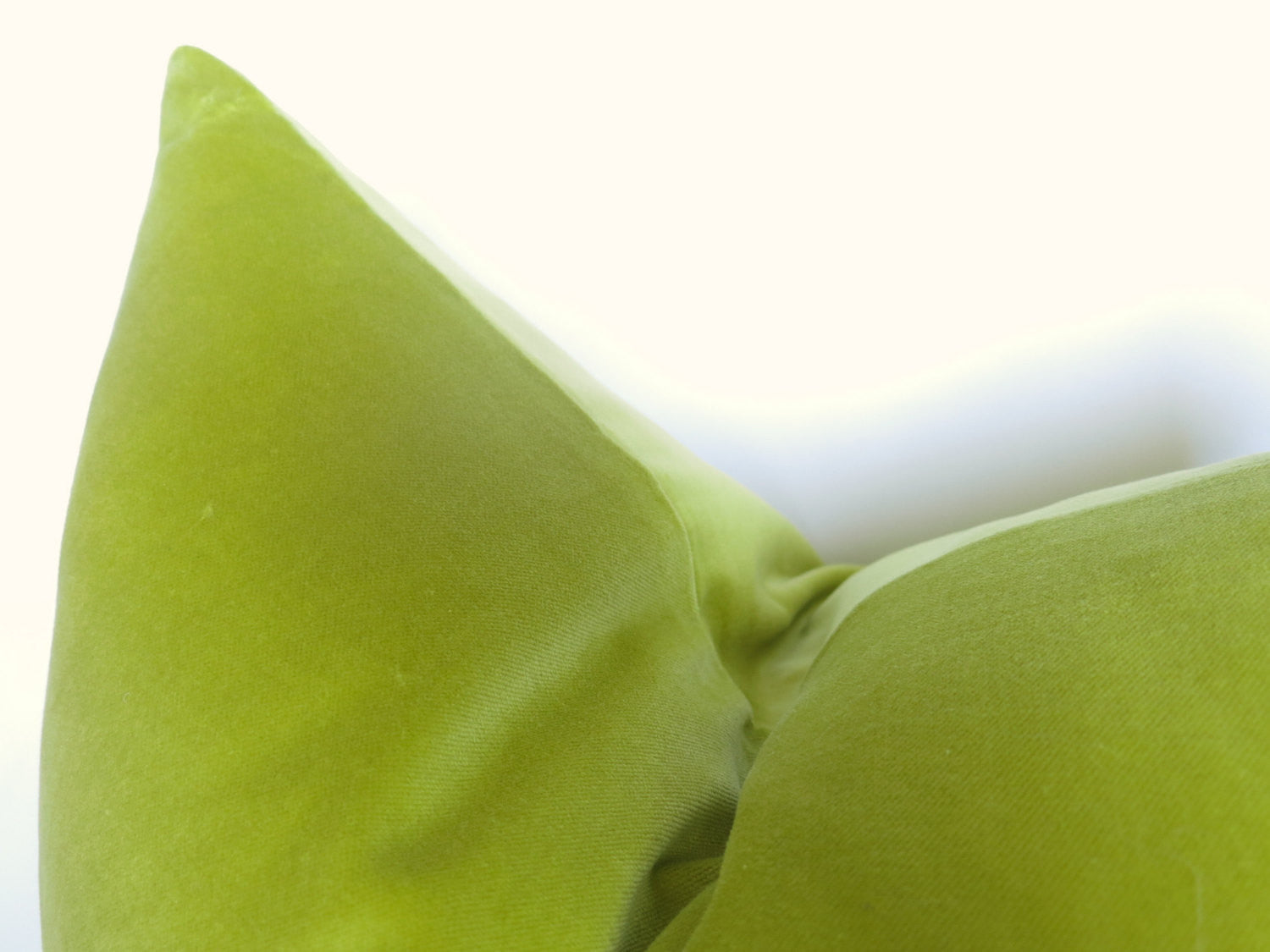 Elite Velvet Pillow Cover - Lime