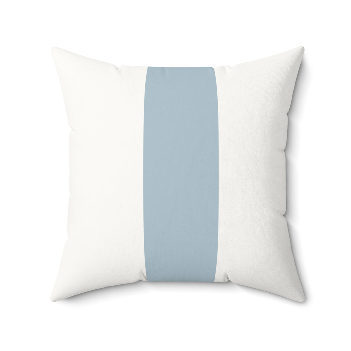 Dusty Blue Mezzo Stripe Matte Velveteen Pillow Cover - Coastal Decor - Gray Blue