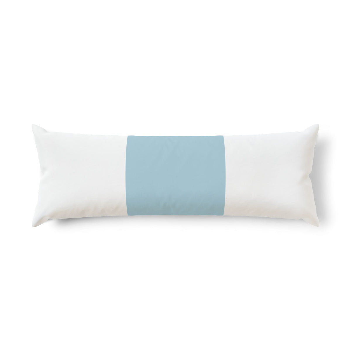 Minimal Blue Mezzo Stripe Lumbar Pillow | 20" x 54" | Long Bolster Pillow | Insert Included