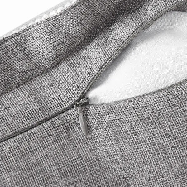 Set of 2 - Catalina Gray Linen Pillow Cover