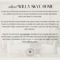 Plush Velvet Pillow Cover - Powder Blue