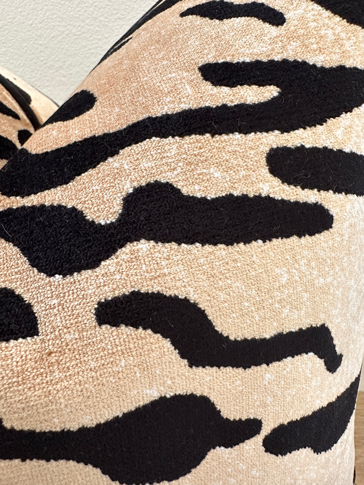 Tigress Velveteen Chenille Pillow Cover