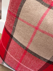 Christmas Pillow Cover - Tartan