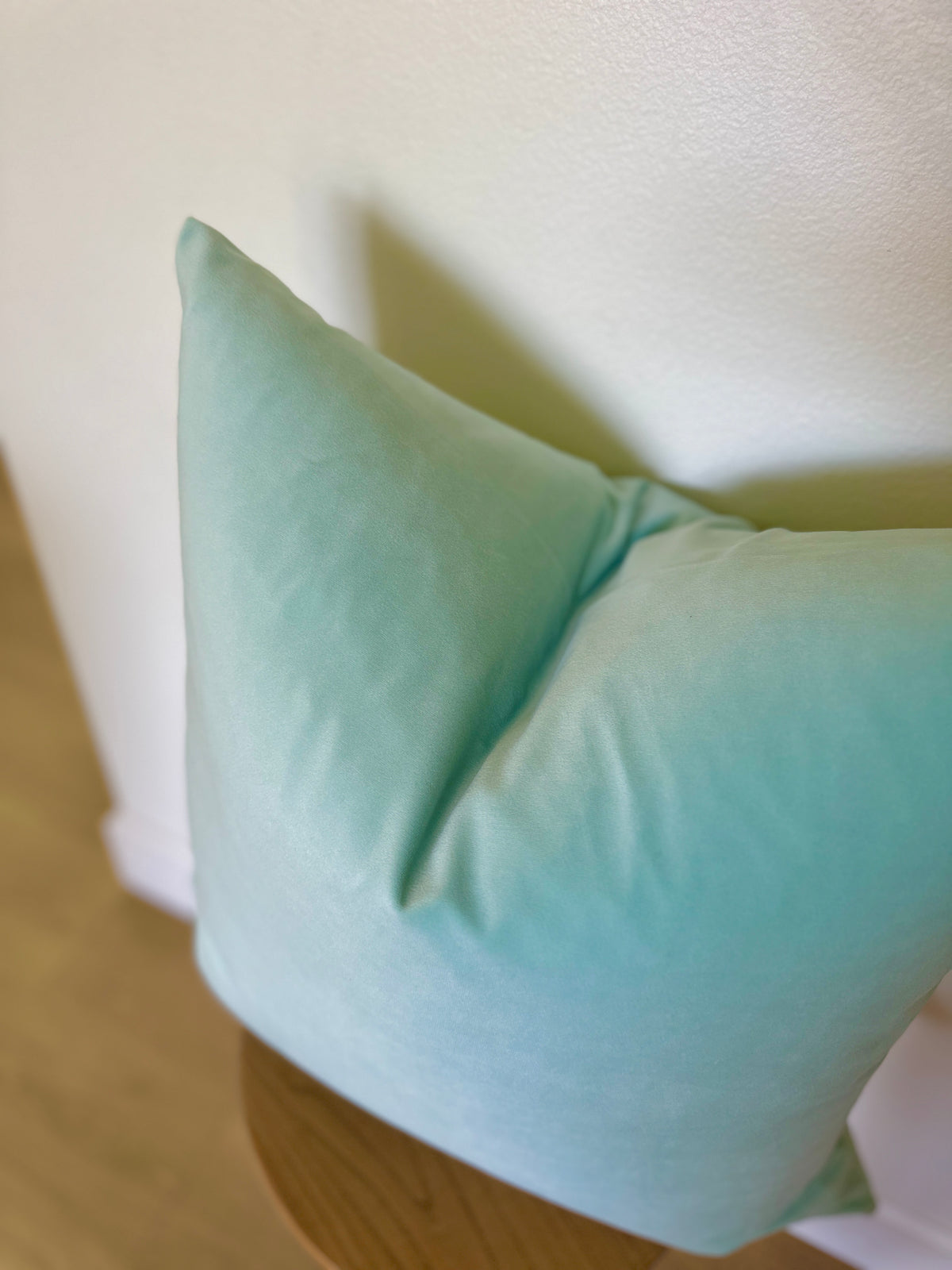 Plush Velvet Pillow Cover - Bermuda