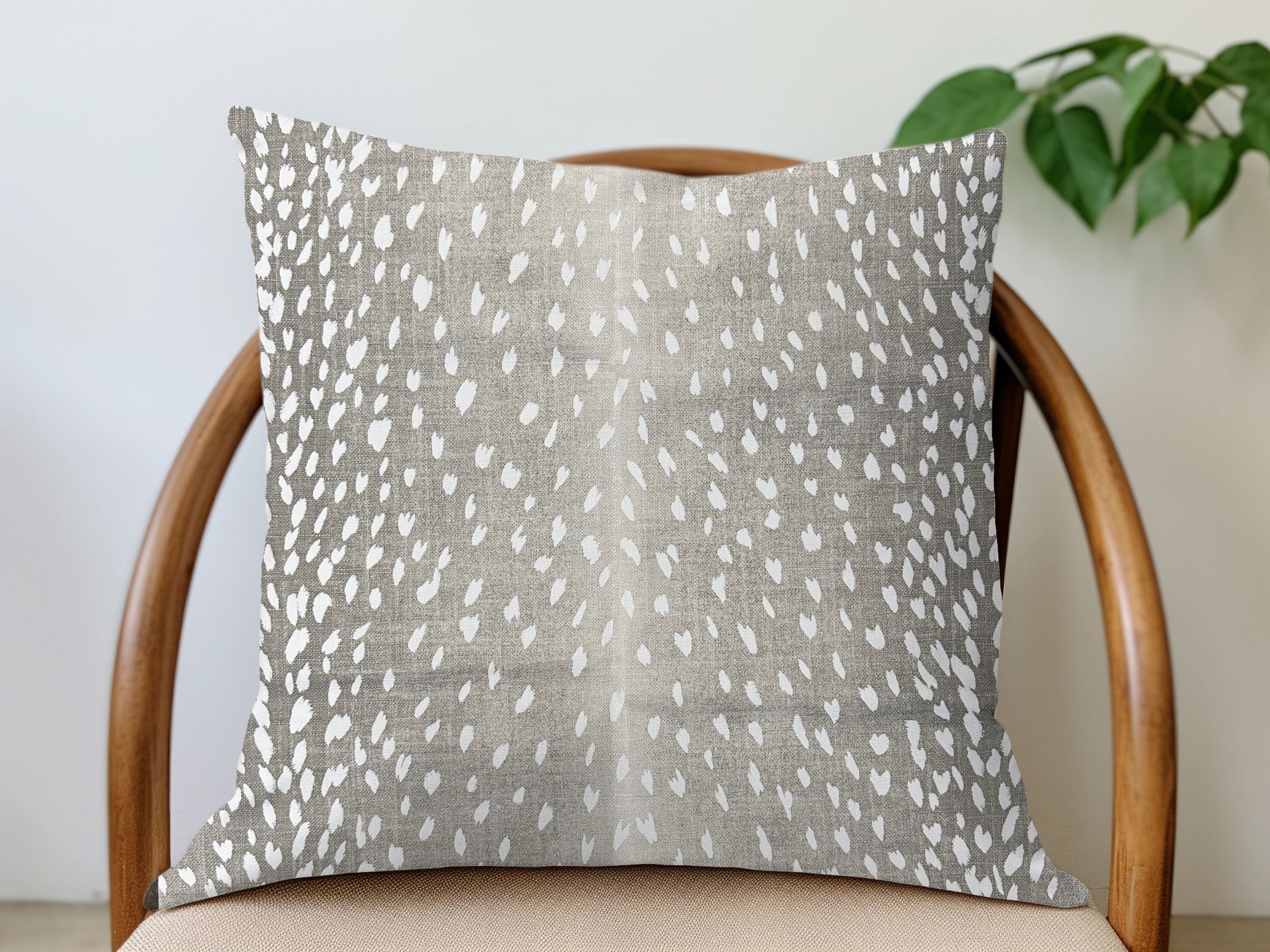 Antelope Pillow Cover - Ash Gray
