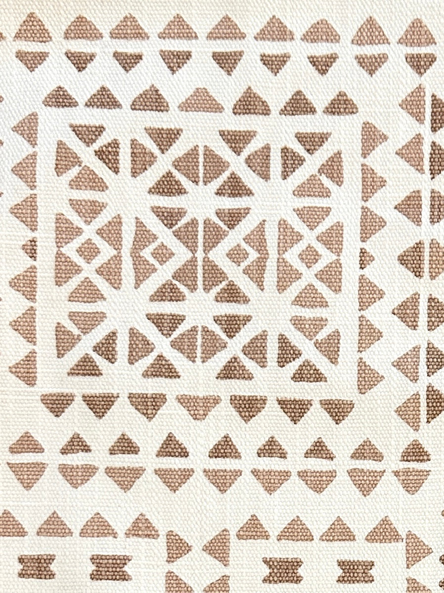 Tile Grid Pillow Cover - Blush