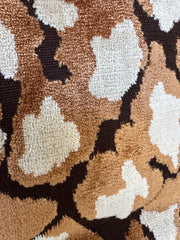 Leopard Spots Cut Velvet Pillow Cover
