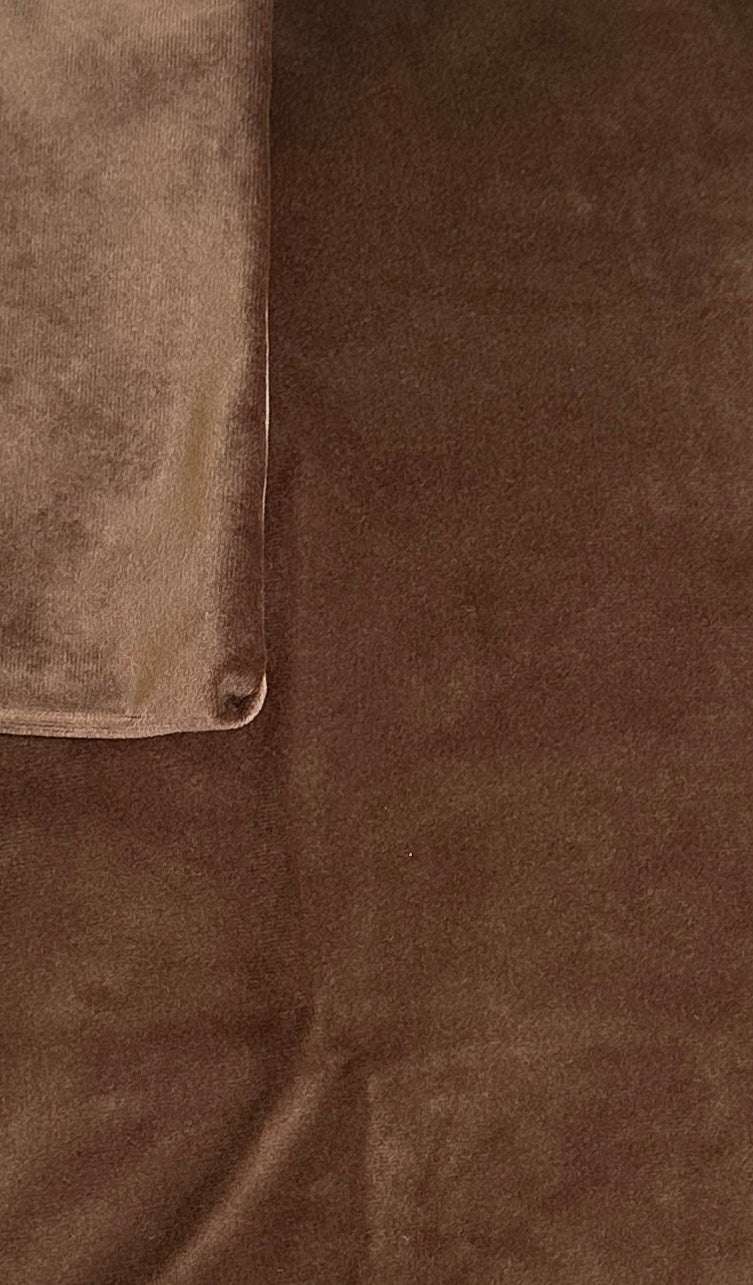 Plush Velvet Pillow Cover - Sable Brown