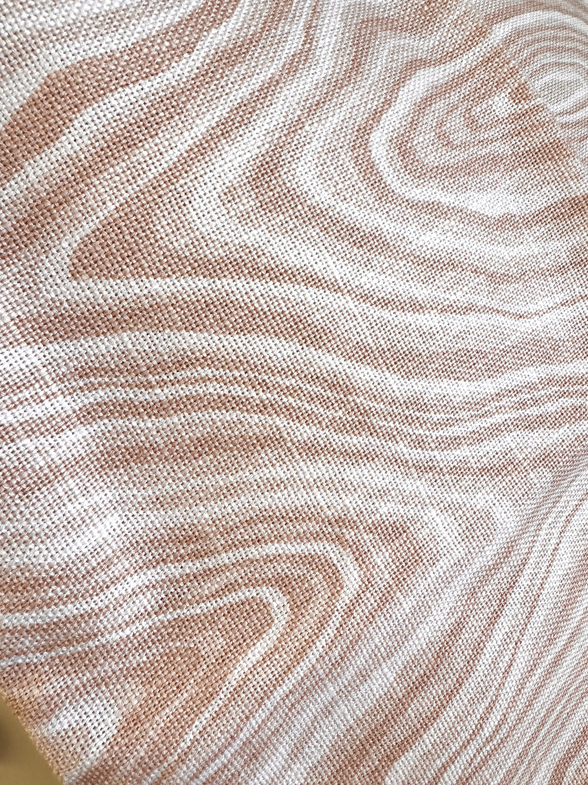 Agate Linen Pillow Cover - Blush