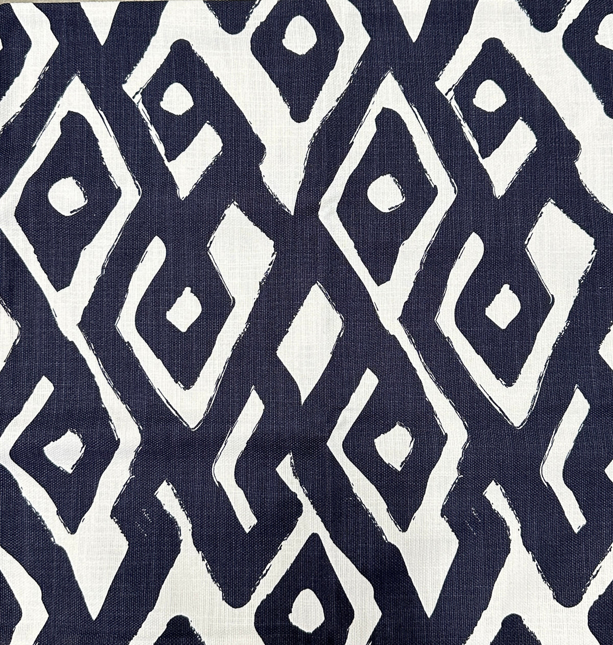 Kuba Linen Pillow Cover - Ink Navy