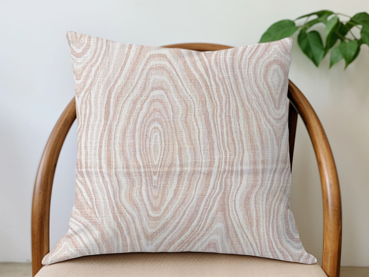 Agate Linen Pillow Cover - Blush