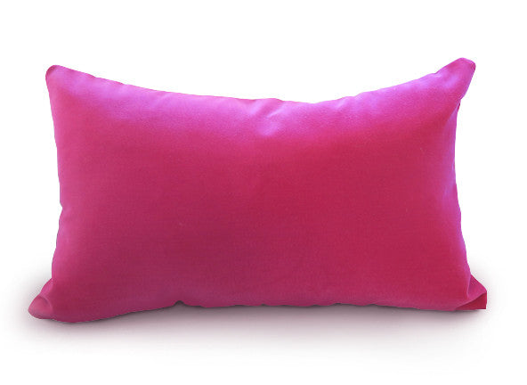 Belgium Velvet Pillow Cover - Magenta