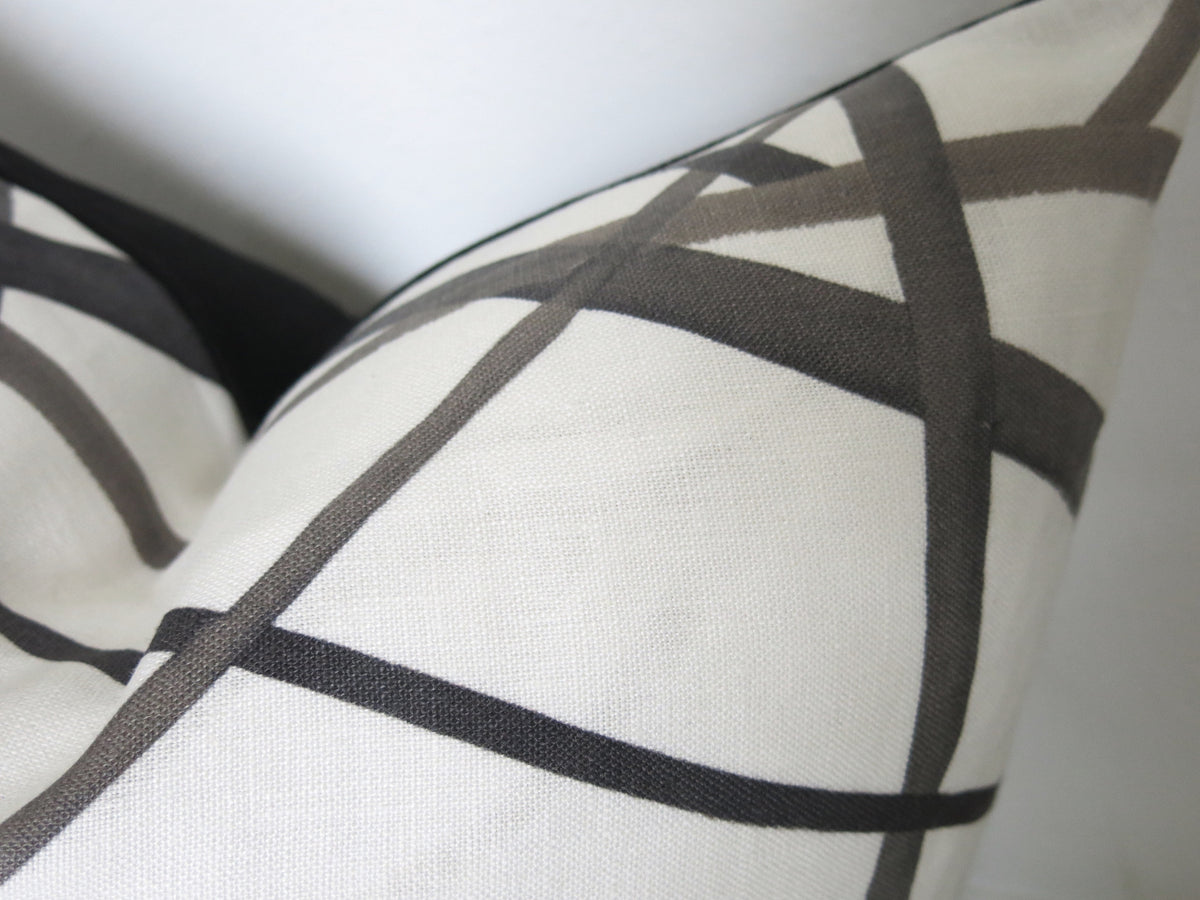 Channels Pillow Cover - Kelly Wearstler - Ebony