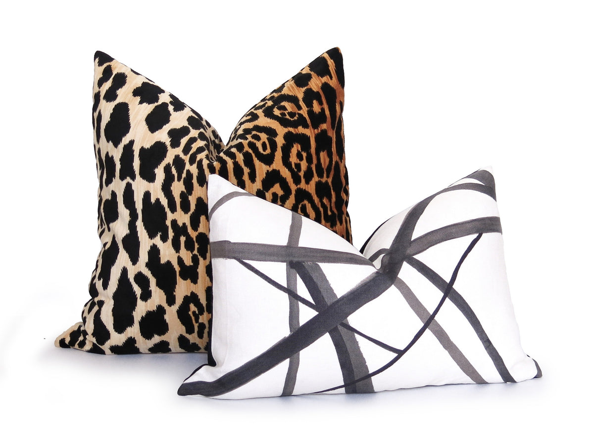 Channels Pillow Cover - Kelly Wearstler - Ebony