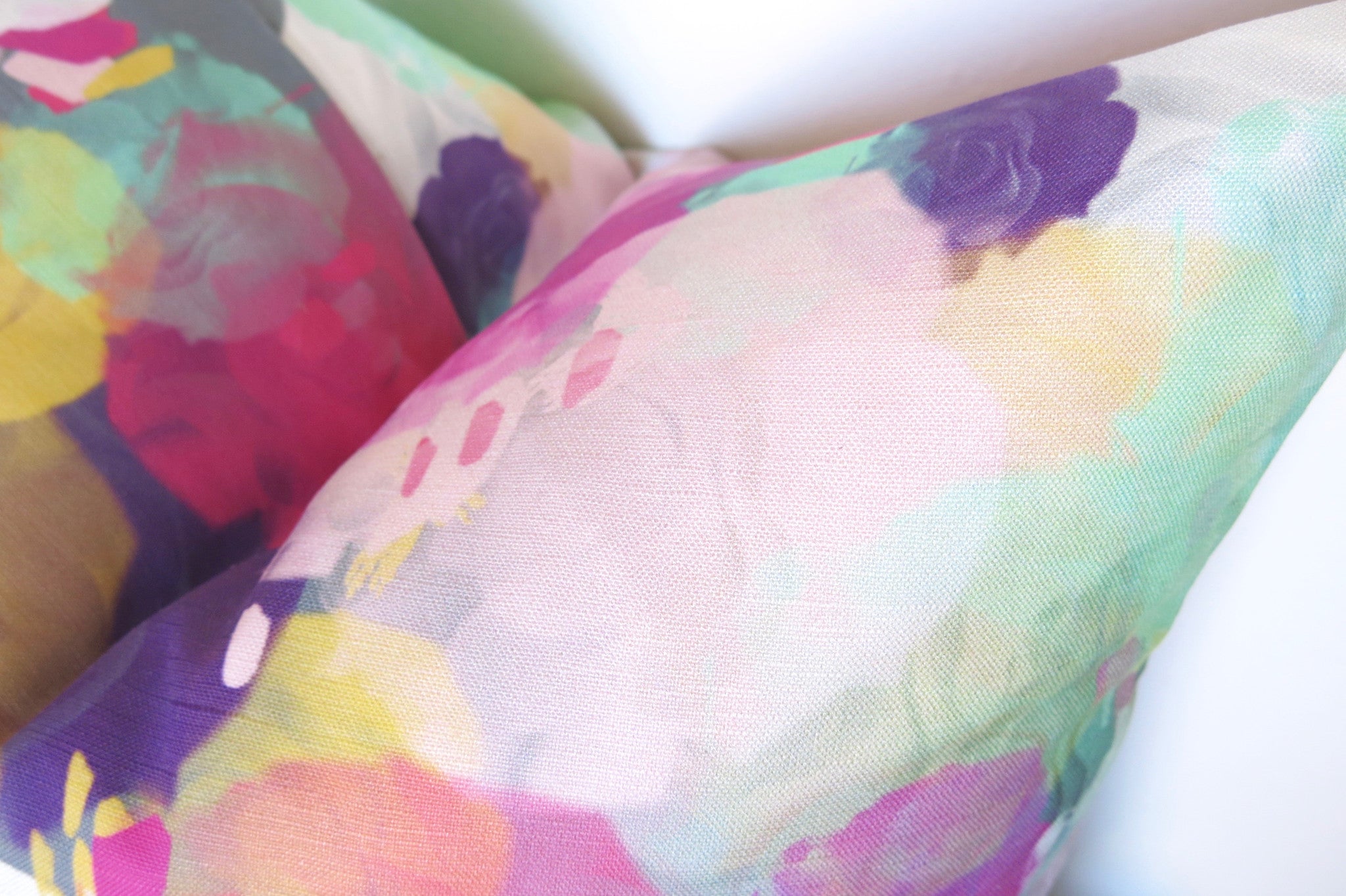 Watercolor Bursts Pillow Cover