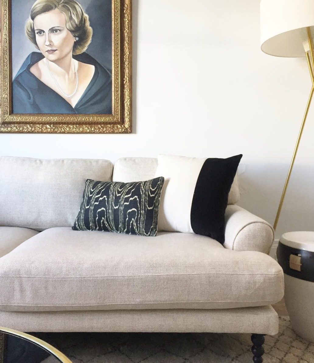 Agate Pillow Cover - Kelly Wearstler - Ebony - 14x20