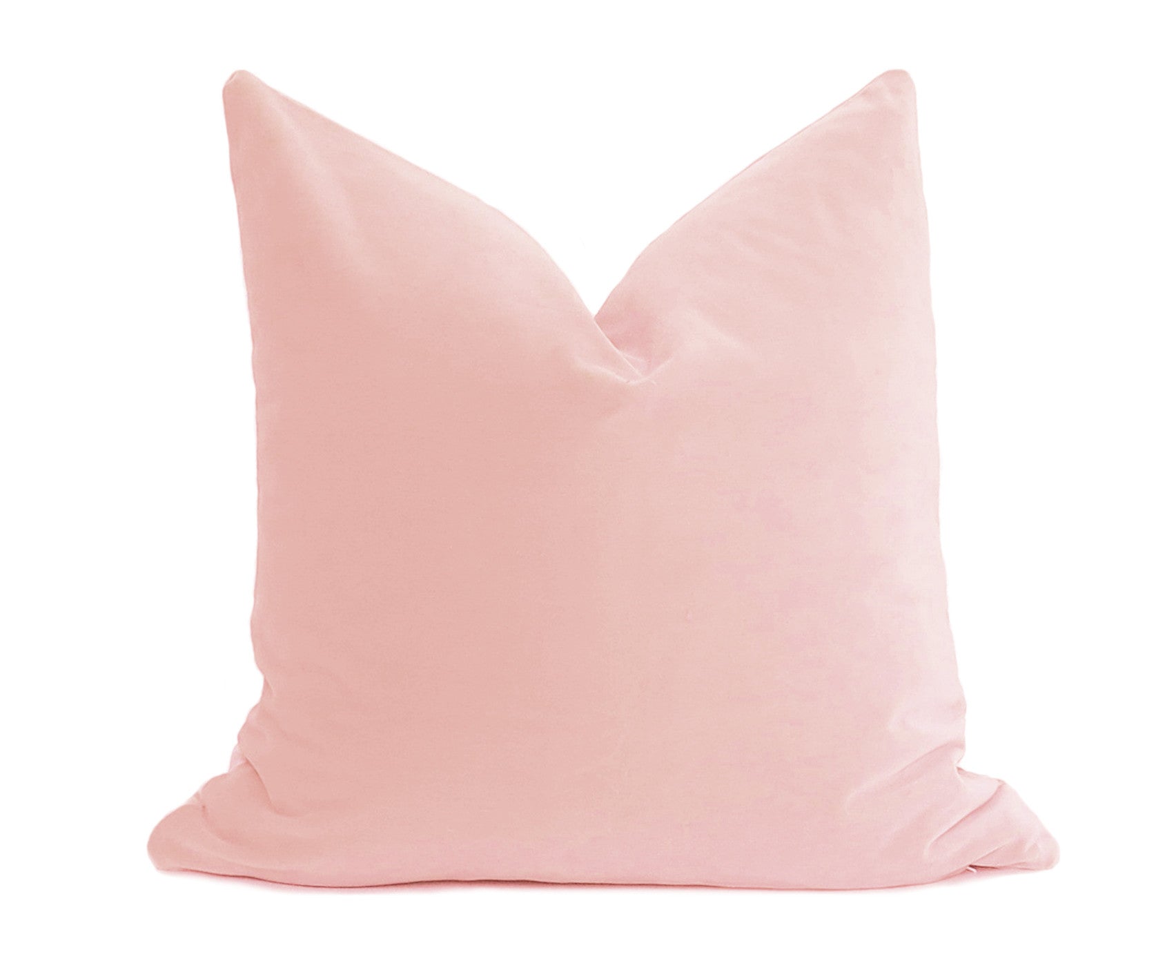 Belgium Velvet Lumbar Pillow Cover - Blush