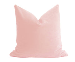 Milano Velvet Pillow Cover - Blush