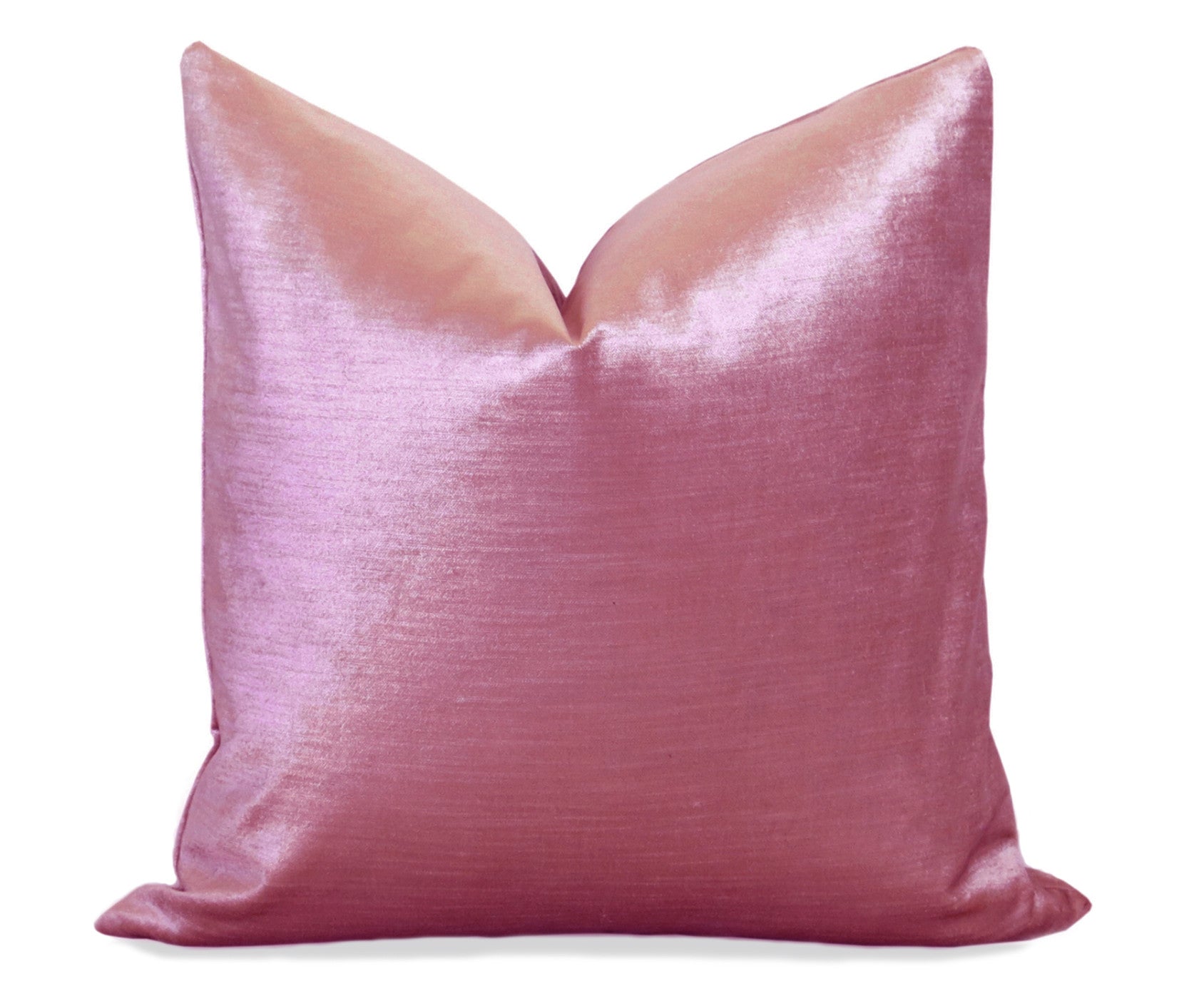 Glisten Velvet Pillow Cover - Pink