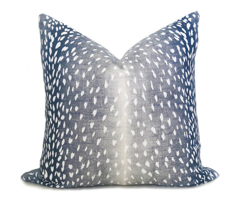 Antelope Pillow Cover - Denim Navy