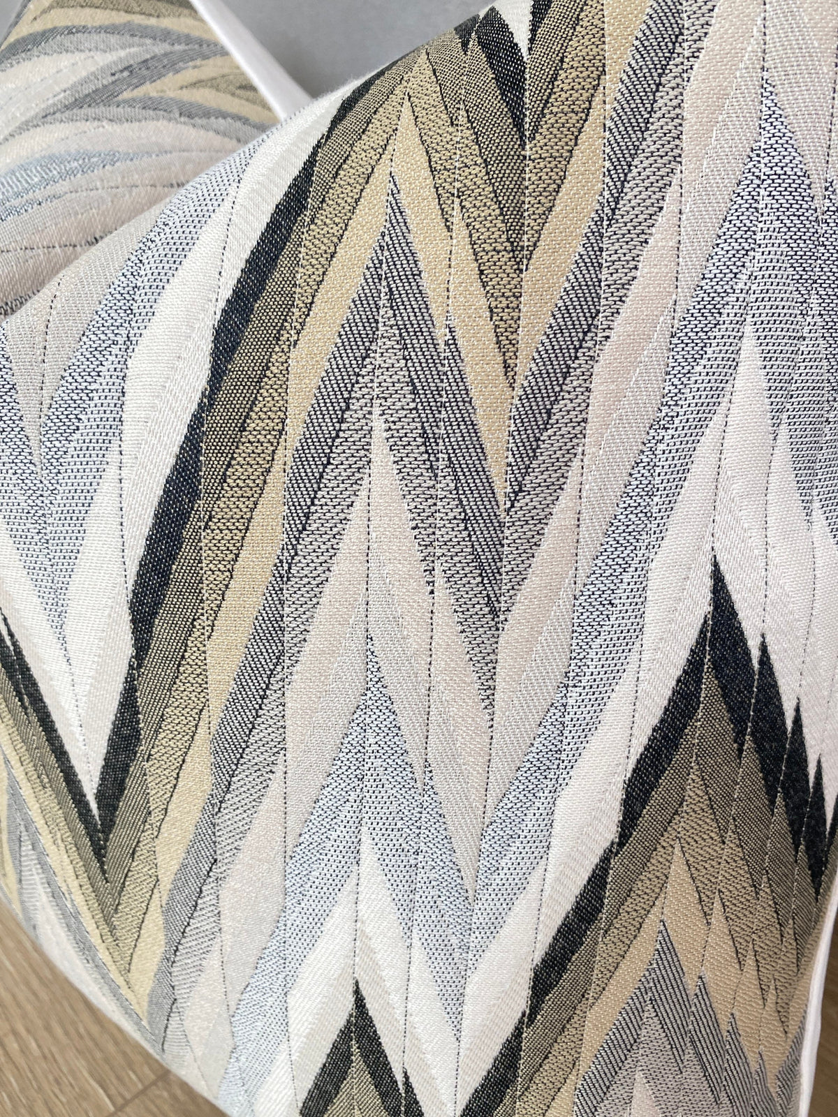 Flamestitch Decorative Pillow Cover - Neutral