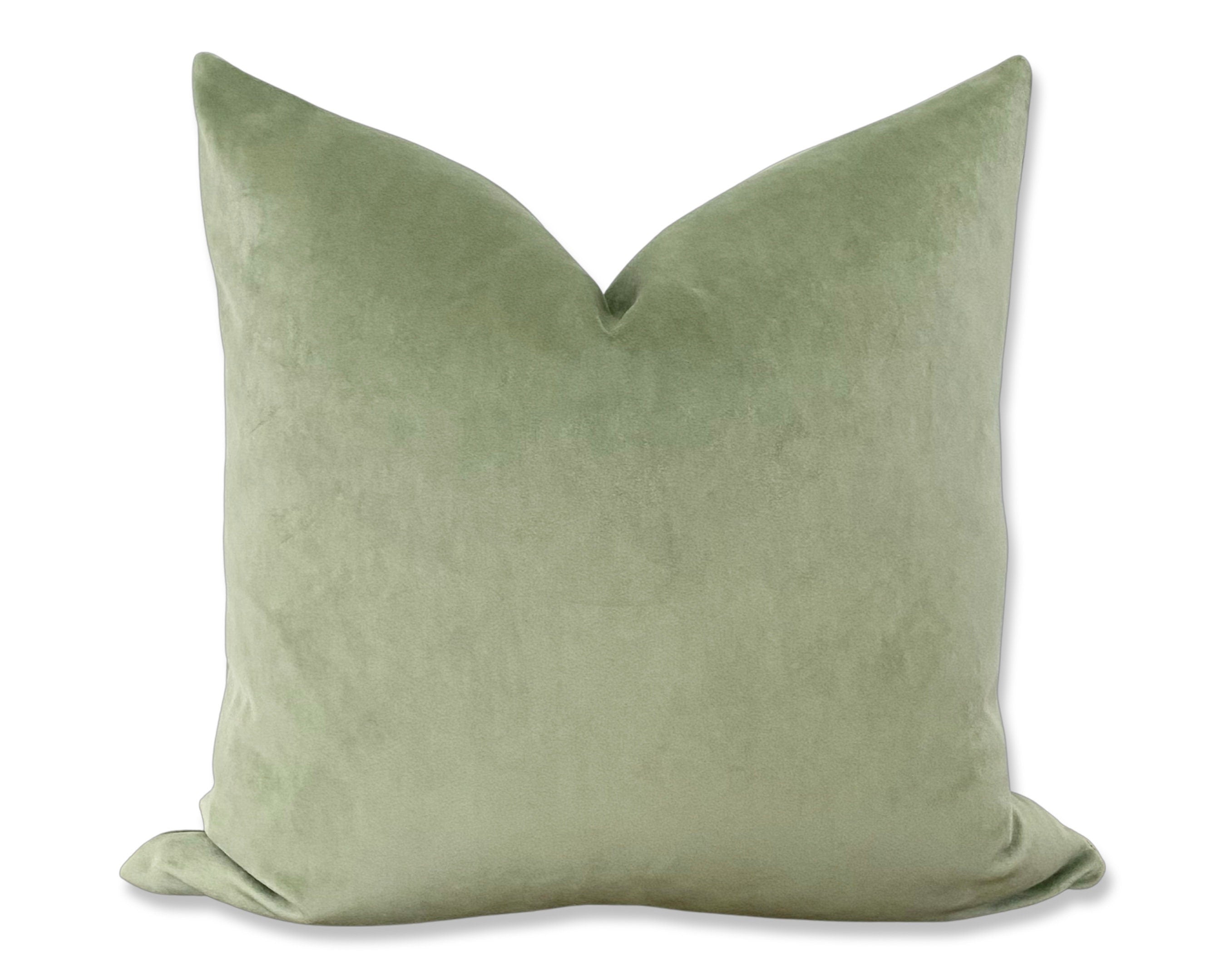 Belgium Velvet Pillow Cover - Mint Green