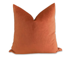 PLUSH Velvet Pillow Cover - Terracotta