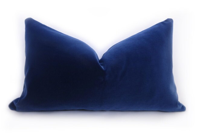 Belgium Velvet Pillow Cover - Regal Navy