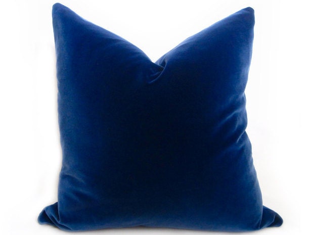 Belgium Velvet Pillow Cover - Regal Navy