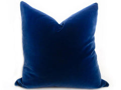 Plush Velvet Pillow Cover - Royal Blue