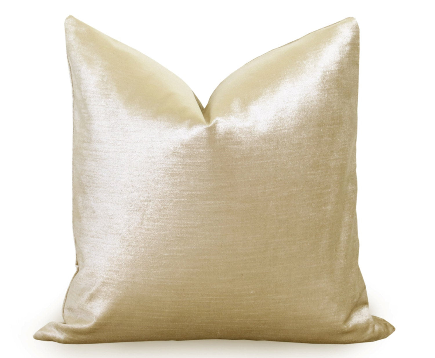 Glisten Velvet Pillow Cover - Gold