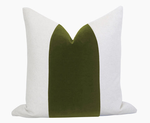 Mezzo Pillow Cover - Olive Green